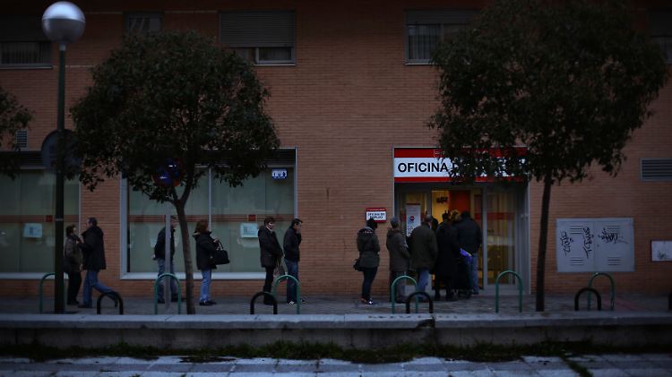 So düster kann Spanien wirken: Madrid im Januar 2014.