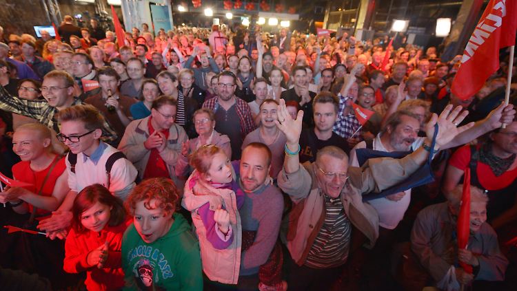 Bei der Bundestagswahl erreichte die Linke 8,6 Prozent. Das soll bei der Europawahl wieder gelingen.