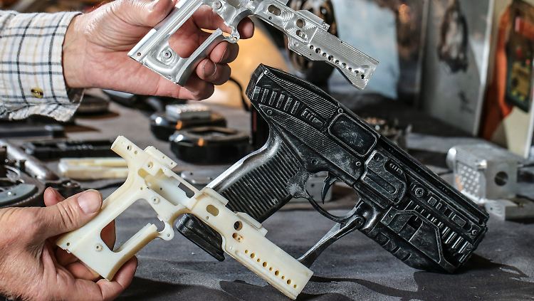 Pistole aus dem 3D-Drucker: Neben der Armee könnten auch Privatleute die neue Technologie zur Herstellung von Waffen nutzen.