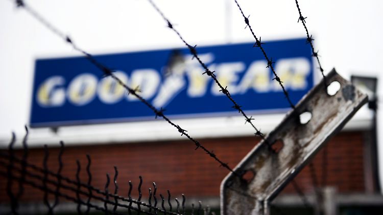 Goodyear-Werk in Amiens: Die Reifenfabrik gerät immer wieder in die Schlagzeilen.