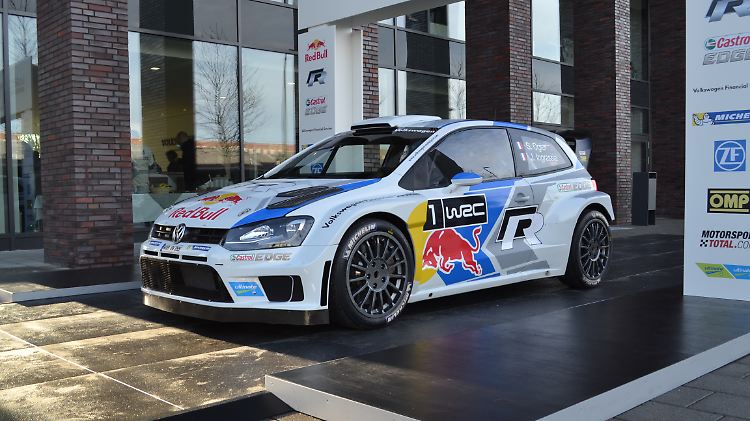 Wie ein Bodybuilder steht der Polo R WRC in den Startlöchern.