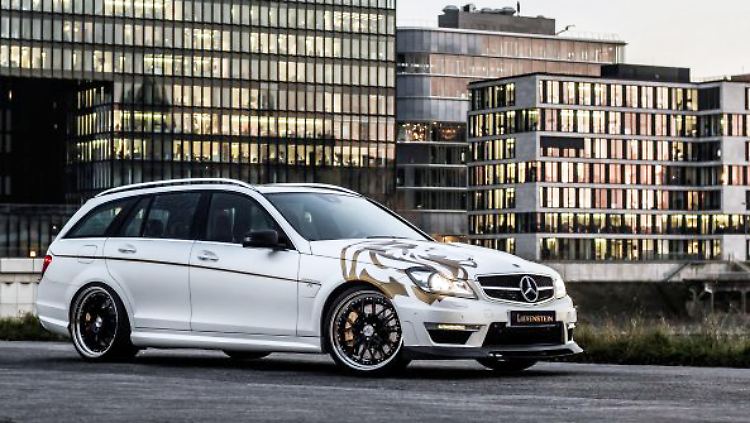 Ein wildes Tier mit feinen Manieren: der getunte Mercedes C63 AMG.