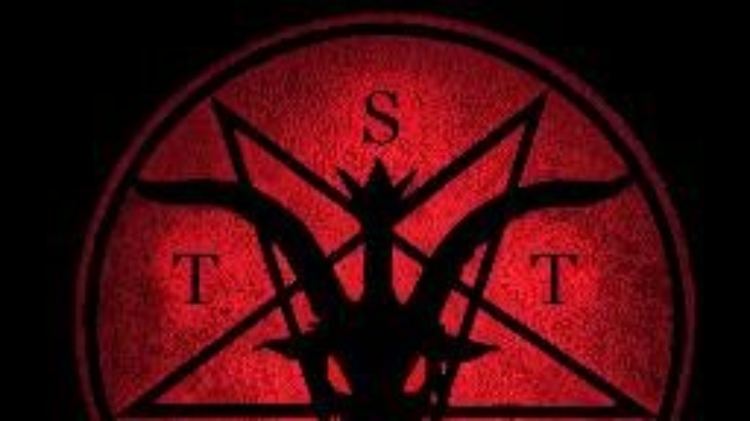 Ein auf den Kopf gestelltes Pentagramm: Das Logo der Satanisten.