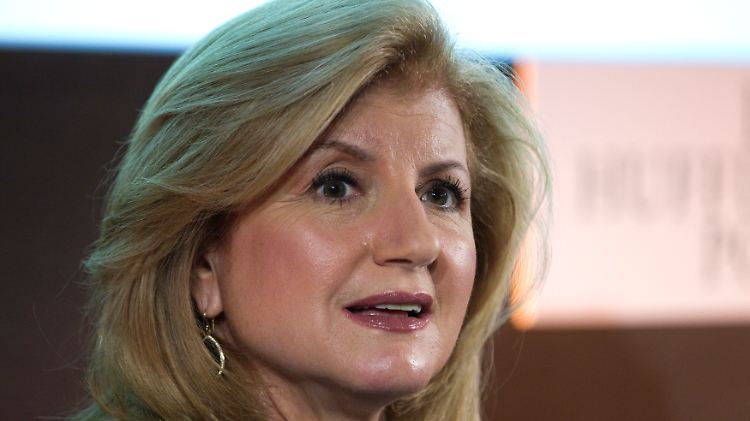 Die US-amerikanische Journalistin und Sachbuchautorin Arianna Huffington. Sie ist Mitbegründerin und Chefredakteurin der gleichnamigen Online-Zeitung "The Huffington Post".
