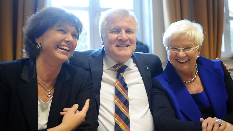 Die vorderste Front der CSU: Aigner, Seehofer, Hasselfeldt (v.l.)