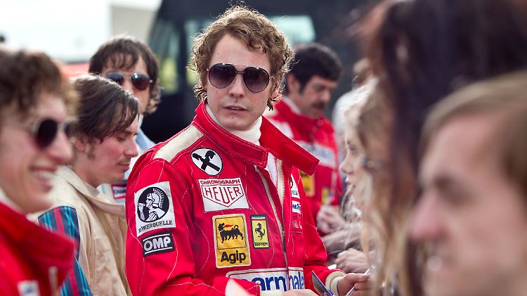 Daniel Brühl als Niki Lauda. Die Rolle bringt dem 35-Jährigen die Golden-Golbe-Nominierung ein. 