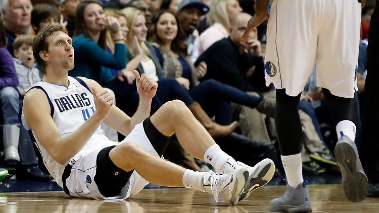 Alles andere als am Boden zerstört: Matchwinner Dirk Nowitzki