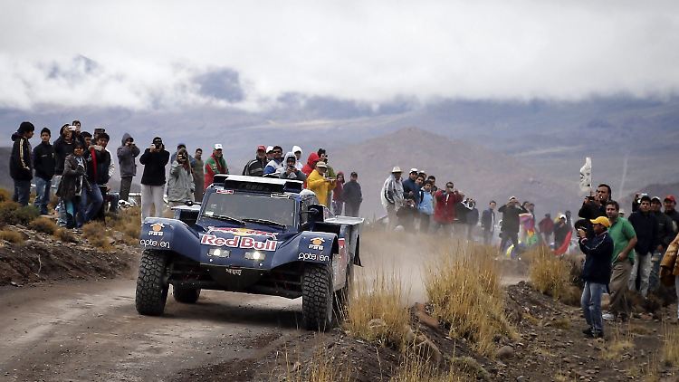 Tagessieg: Carlos Sainz aus Spanien und sein deutscher Co-Pilot Timo Gottschalk.