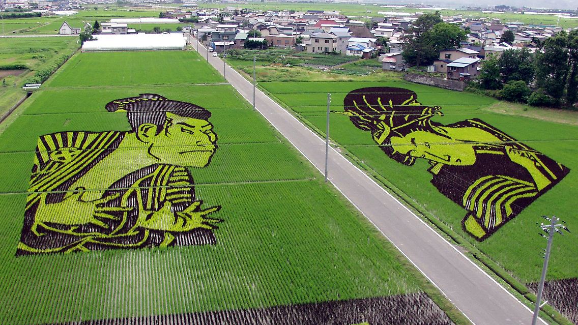 Reis-Kunst in Inakdate (Archivbild von 2005).