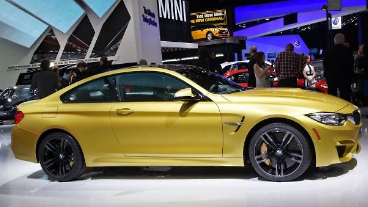 Der BMW M4-Coupe in Detroit.