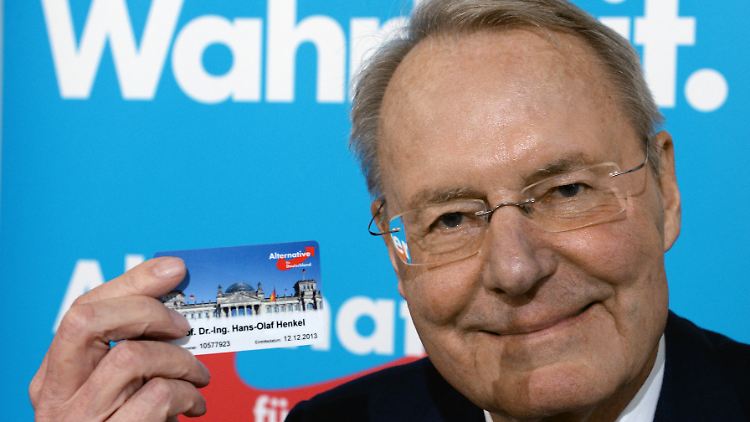 Professor, Manager, Publizist und nun auch Politiker: Hans-Olaf Henkel.