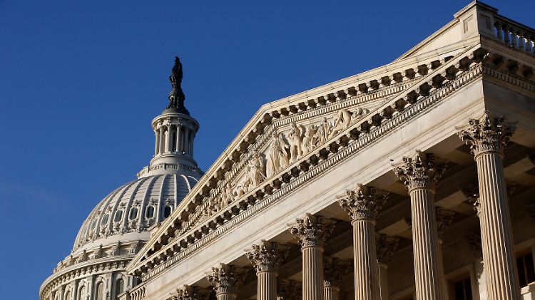 Das Kapitol in Washington. Hier finden die Sitzungen von Senat und Repräsentantenhaus statt.