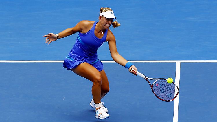 Hauptsache schnell wieder runter vom Court: Angelique Kerber.