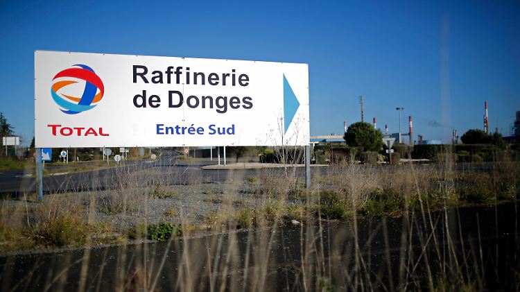 Total Raffinerie Donges in der Nähe von Nantes: Die Marge dieser Sparte fällt weiter.