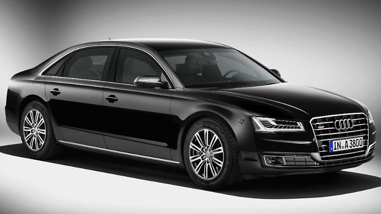 Der Audi A8 L Security erfüllt die strengsten Bedingungen, die für zivile Fahrzeuge gelten.