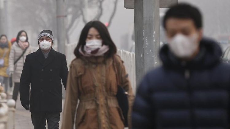 Smog in Peking: Die Luftverschmutzung gilt als einer der Gründe für den Einbruch im Tourismus. Foto: Rolex Dela Pena