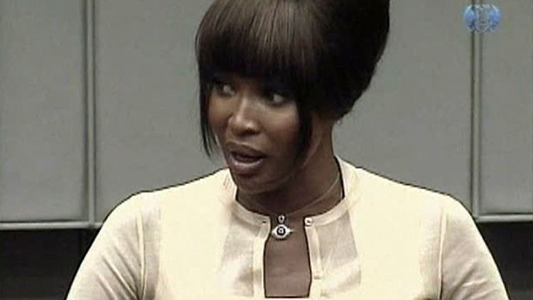 Aussage unter Eid: Naomi Campbell.