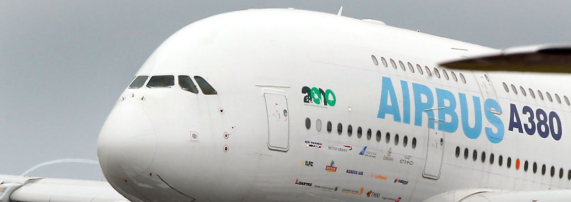 Airbus A380: Volle Auftragsbücher helfen der Industrie und der Wirtschaft insgesamt.