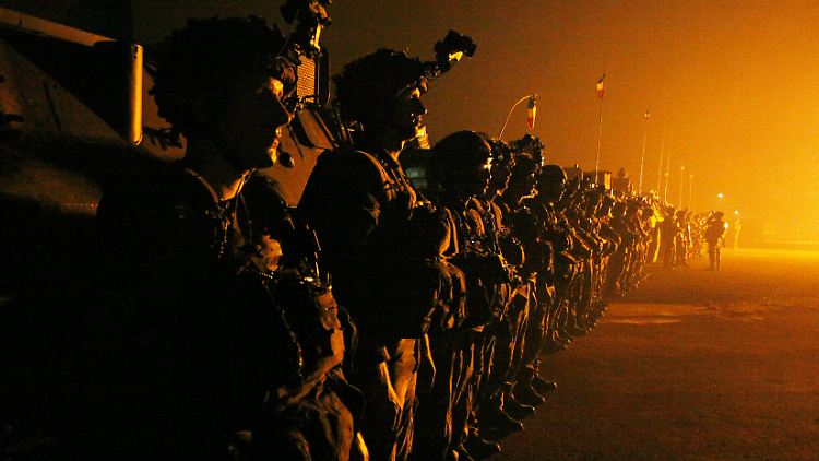 Französische Soldaten intervenierten bereits im Rahmen der Operation Sangaris im Dezember in Bangui.