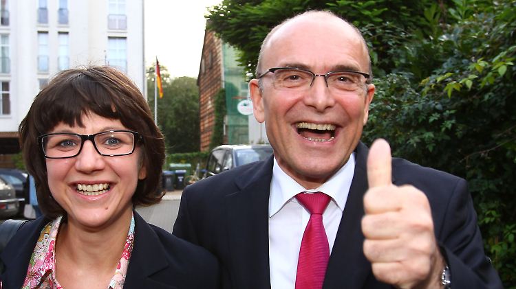 Erwin Sellering und seine Britta erwarten ihr erstes gemeinsames Kind.