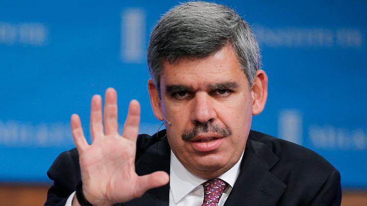 Ohne Worte: Mohamed El-Erian zieht einen Schlussstrich unter Pimco. Der Fonds hat im vergangenen Jahr über 40 Milliarden Dollar an Mitteln verloren.