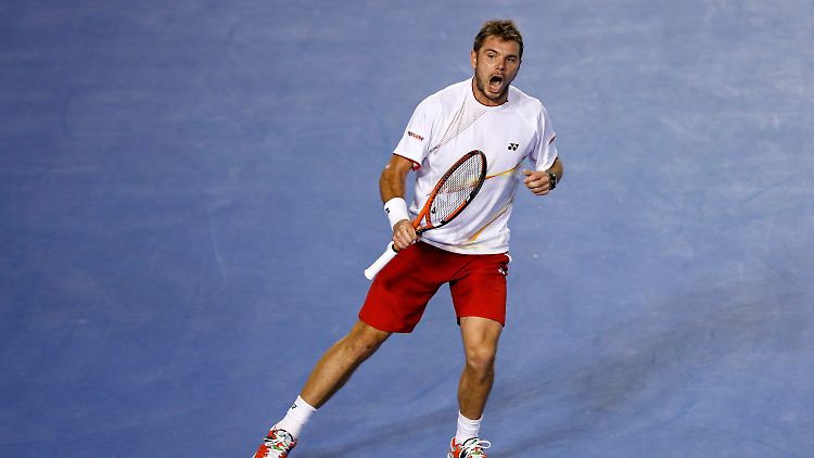 Stunning Stan: Wawrinka kämpft erstmals um den Titel bei einem Grand-Slam-Turnier.