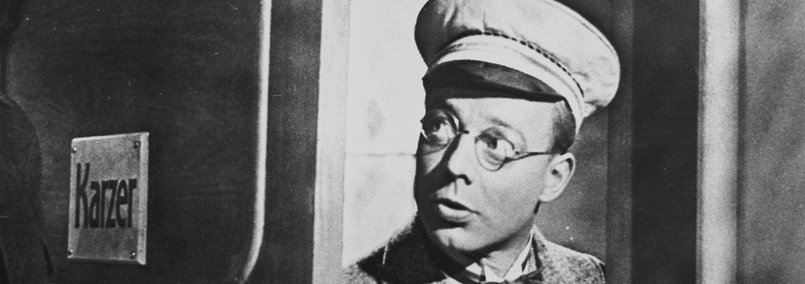 Besuch im Karzer: Rühmann als Pfeiffer - mit drei "f".