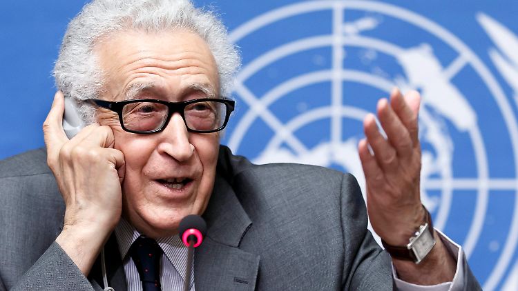 Erwartet einen steinigen Weg: Lakhdar Brahimi.