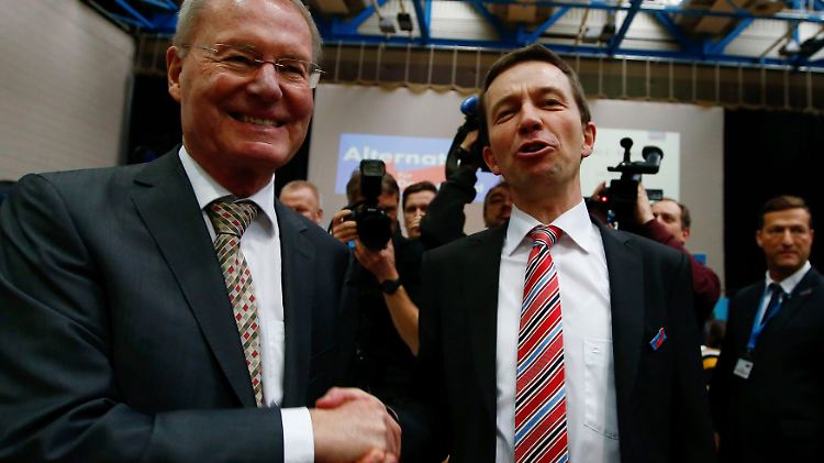 Henkel und Lucke wollen gegen die "Schmalspurpolitik der Altparteien" antreten.