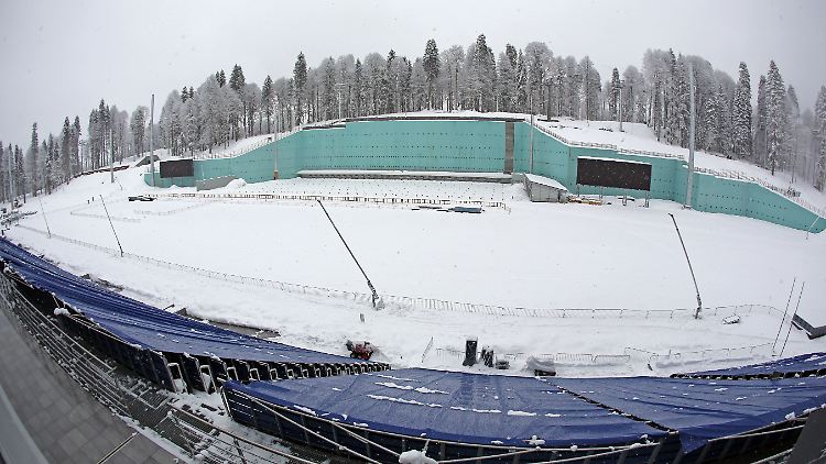 Die Atheten stöhnen über den Schwierigkeitsgrad der Biathlonstrecke rund um Stadion "Laura".