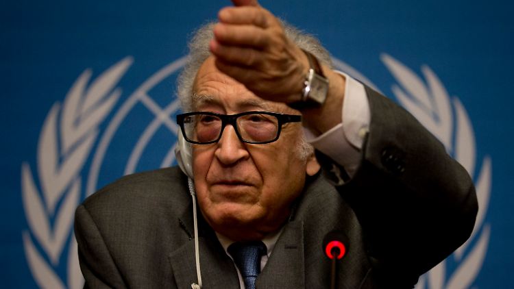 "Man kann eine Stunde Zeit gewinnen und zugleich eine Woche verlieren": UN-Vermittler Lakhdar Brahimi.