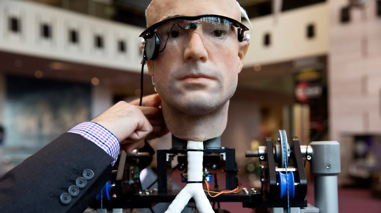 Sieht so die Suchmaschine der Zukunft aus? Noch stehen Roboter wie dieser "Unglaubliche Bionic-Man" nur als Ausstellungsstück im Washingtoner "Smithsonian National Air and Space Museum". 