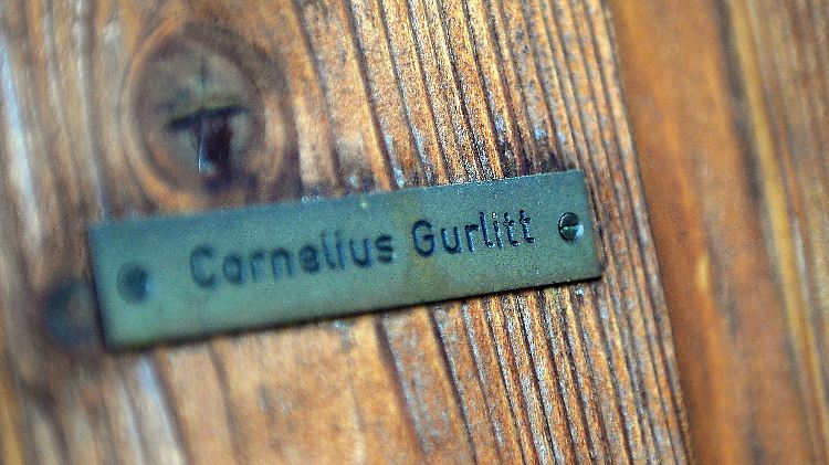 Gurlitts Namensschild an seinem Salzburger Haus.