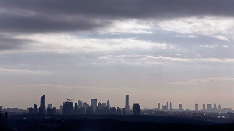 Das Bankenviertel von Istanbul.