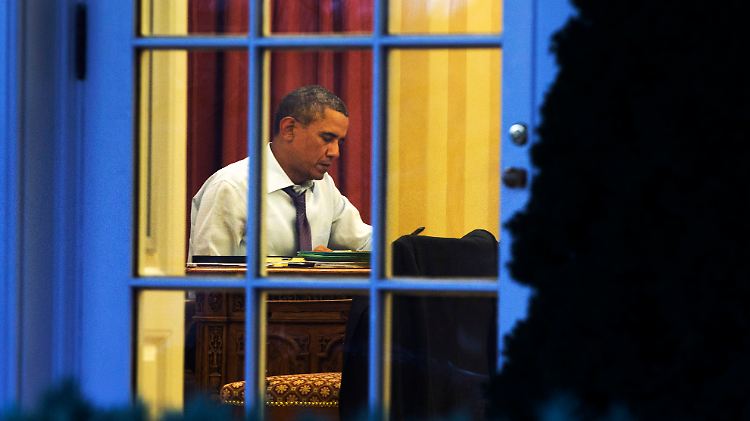 Barack Obama im "Oval Office": Der US-Präsident hält heute seine Rede zur "State of the Union".