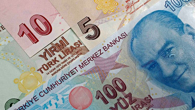 Die türkische Lira bleibt angeschlagen.