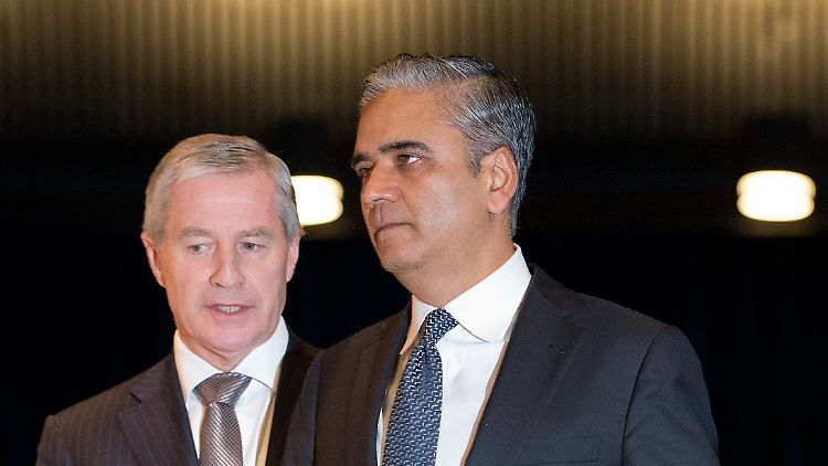 Umbau und Skandal-Aufarbeitung: Jürgen Fitschen und Anshu Jain kämpfen an mehreren Fronten. 