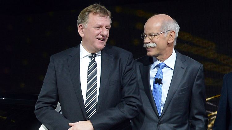 Zusammenarbeit beendet: Andreas Renschler mit Daimler-Chef Dieter Zetsche.