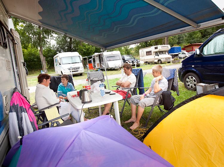 ... oder Familien: Campingurlaub ist weiter sehr beliebt.