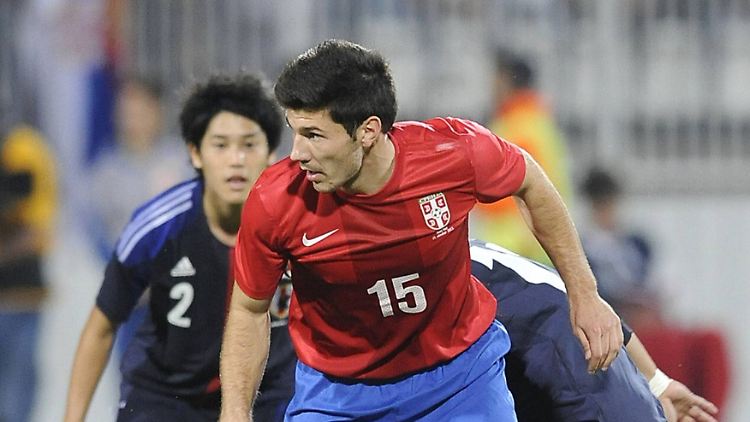 Jojic bei seinem bisher einzigen A-Länderspiel gegen Japan im Oktober 2013.