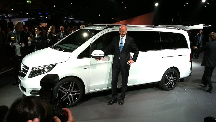 Mercedes-Chef Dieter Zetsche ist sich sicher, dass man in Stuttgart mit der neuen V-Klasse alles richtig gemacht hat.