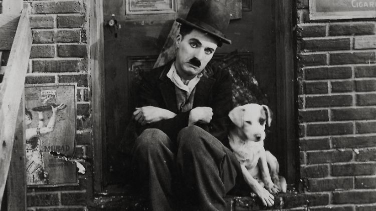 Chaplin in "Ein Hundeleben" von 1918, seinem ersten Film für First National - da war der Brite bereits ein Weltstar.