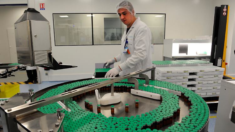 Impfstoffproduktion bei Sanofi