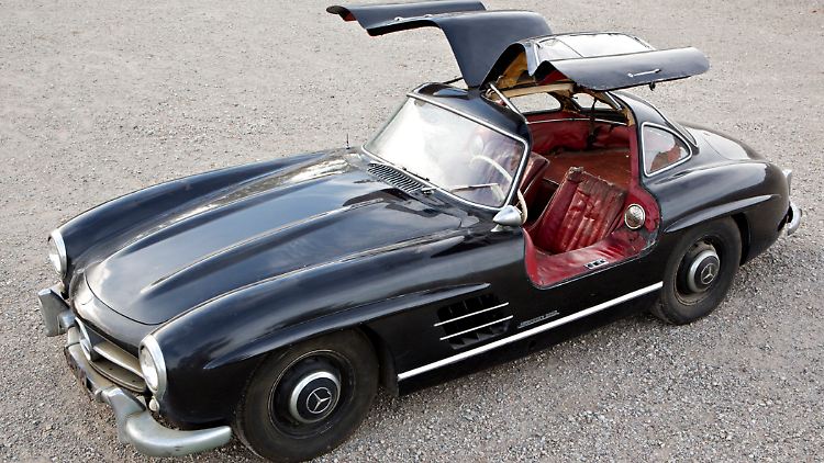 Alles noch original: Der 300 SL ist ein Fundstück aus der Scheune.