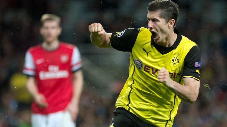 Wechselt im Sommer zum FC-Bayern: Robert Lewandowski.