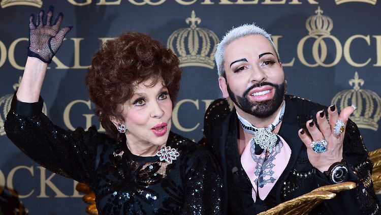 Lollobrigida soll sich bei einem TV-Auftritt in den Glitzer-Glööckler verguckt haben.