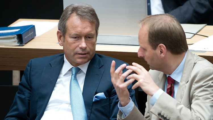 Ulrich Nußbaum (l.) und Thomas Heilmann waren Mitwisser, durften nach eigener Aussage jedoch nicht handeln.