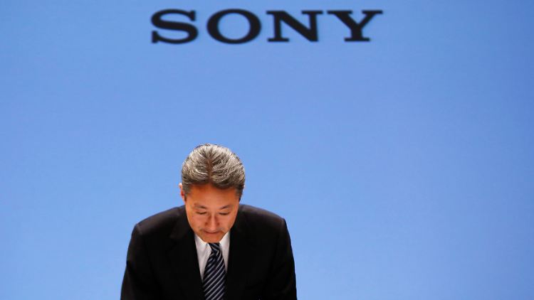 800 Millionen Euro Nettoverlust: Sony-Chef Kazuo Hirai hat wenig Erfreuliches zu berichten.