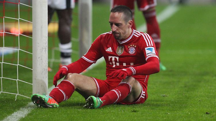 Ribéry wird vorerst nicht auf dem Rasen Platz nehmen können. 