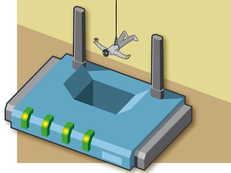 Schutz für die Schaltzentrale: Der Router im Heimnetzwerk ist ein beliebtes Angriffsziel für Hacker.